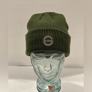 Columbia Provisions Green Knit Cuffed Beanie